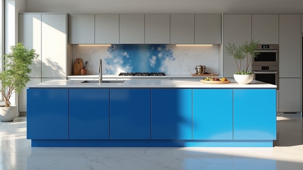 blue island grey elegance