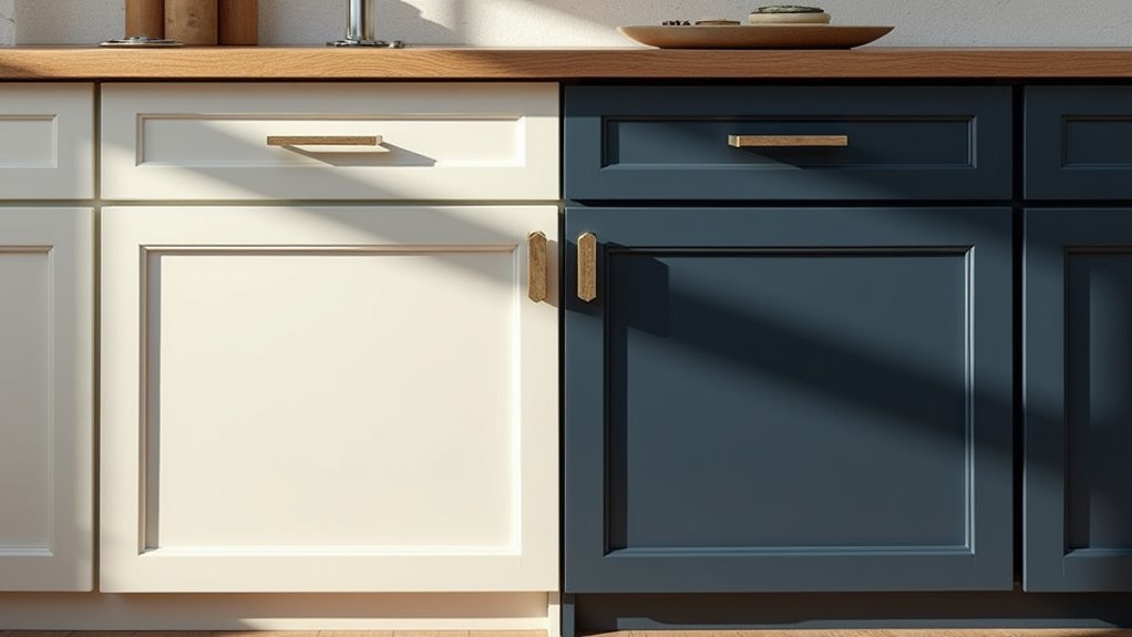cabinet color comparison guide