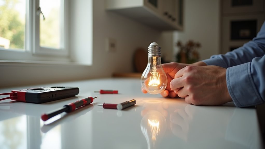 flickering lights from appliances