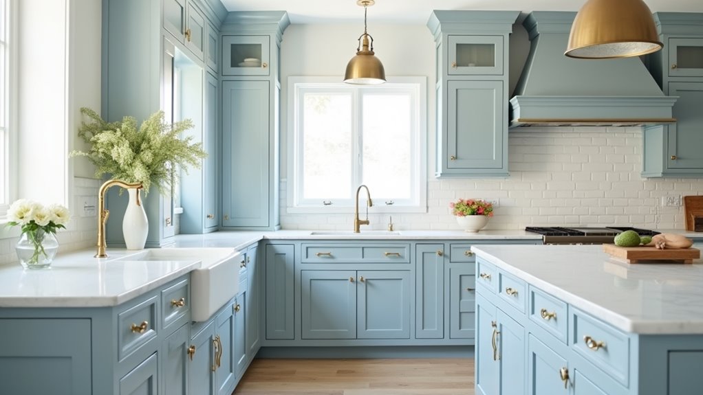 light grey blue aesthetics