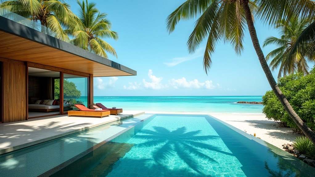 minimalist coastal glass wood