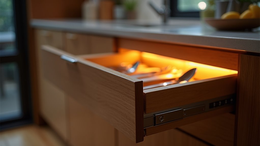 motion activated kitchen illumination system