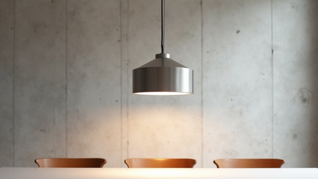sleek minimalist pendant lighting