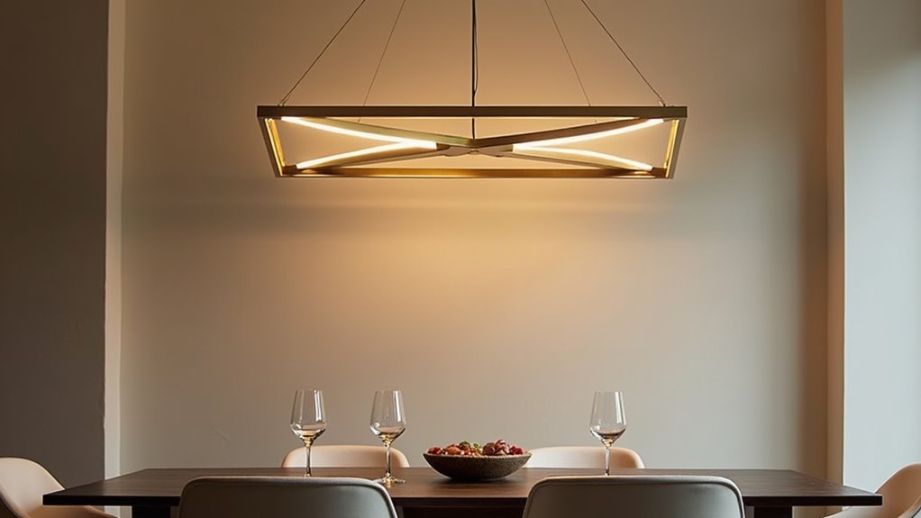sophisticated gold plated illumination