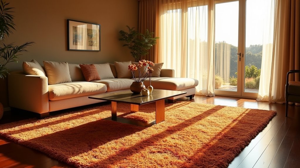 strategic area rug placement