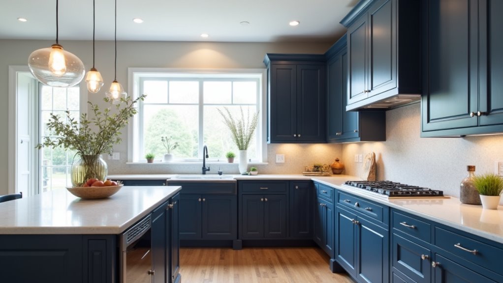 stylish blue and grey combo