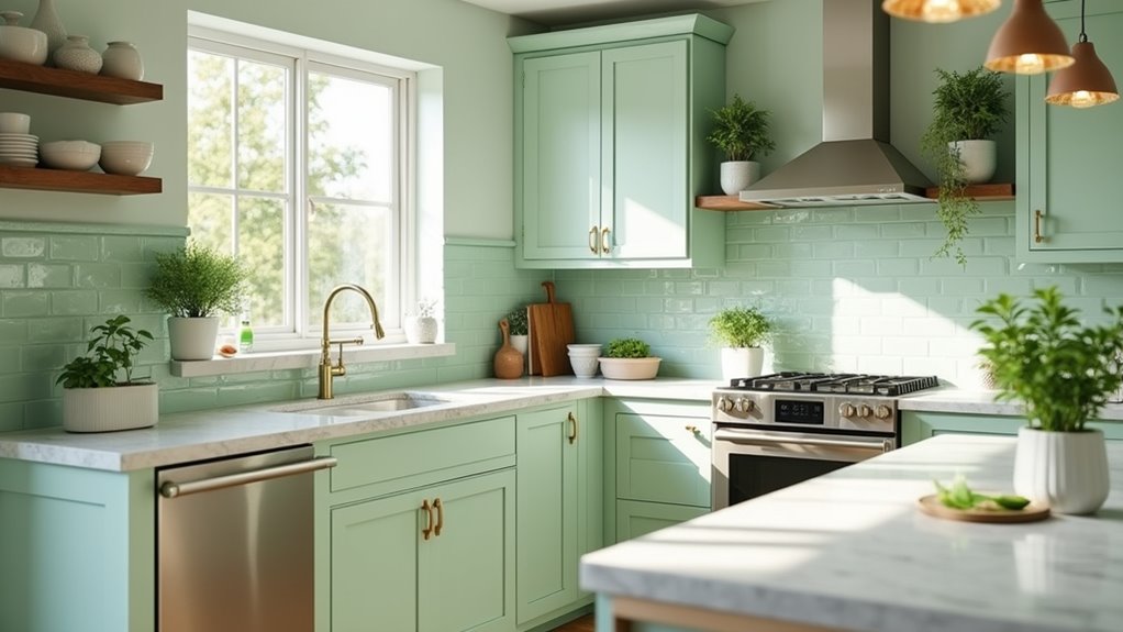 stylish sustainable tranquil kitchens