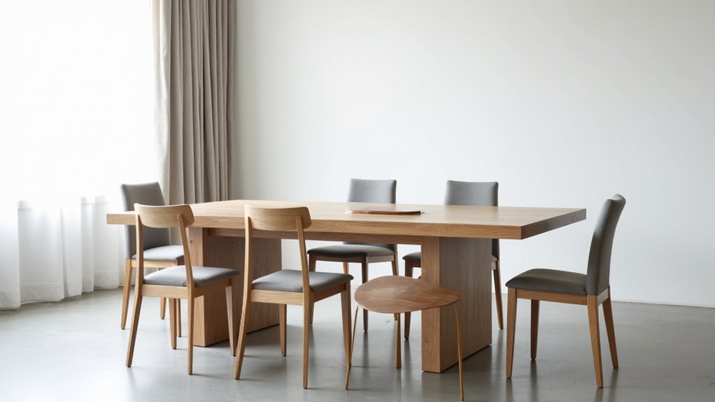 sustainable hardwood dining sets