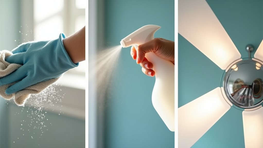 thorough bathroom fan cleaning