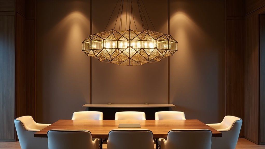 transformative dining room lighting