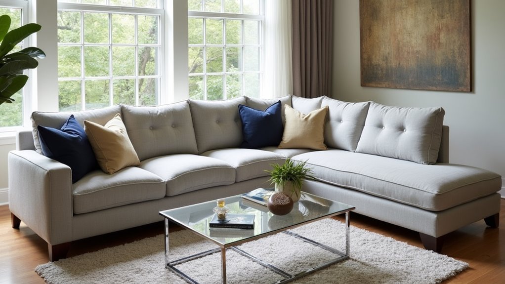 versatile modular gray sectionals