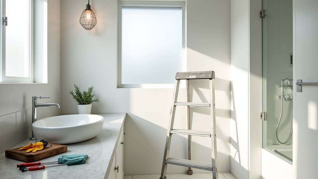 bathroom fan replacement safety