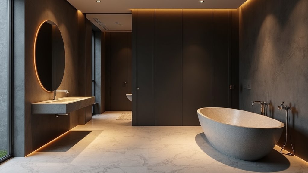 bathroom lighting color harmony