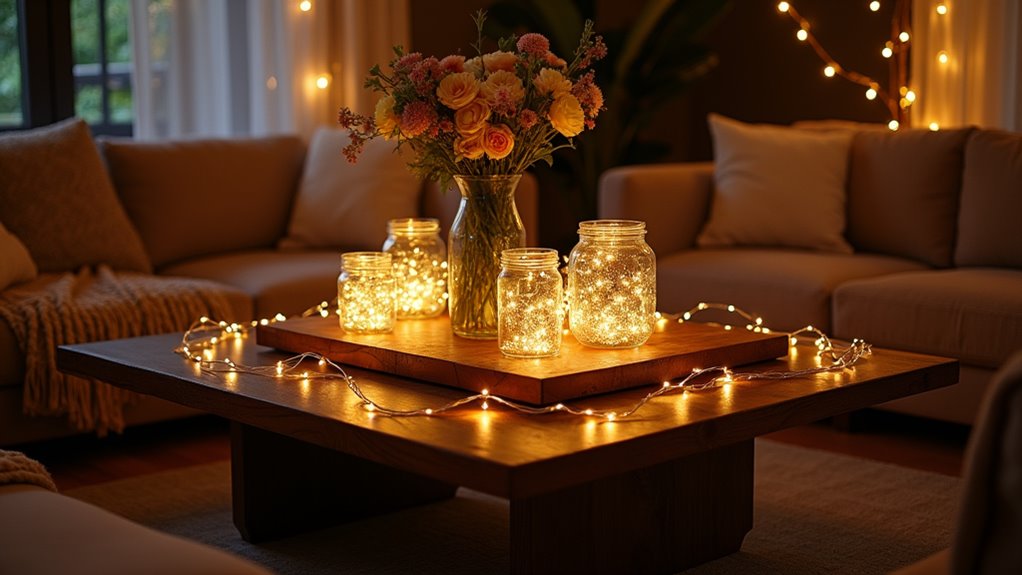 charming illuminated centerpiece displays