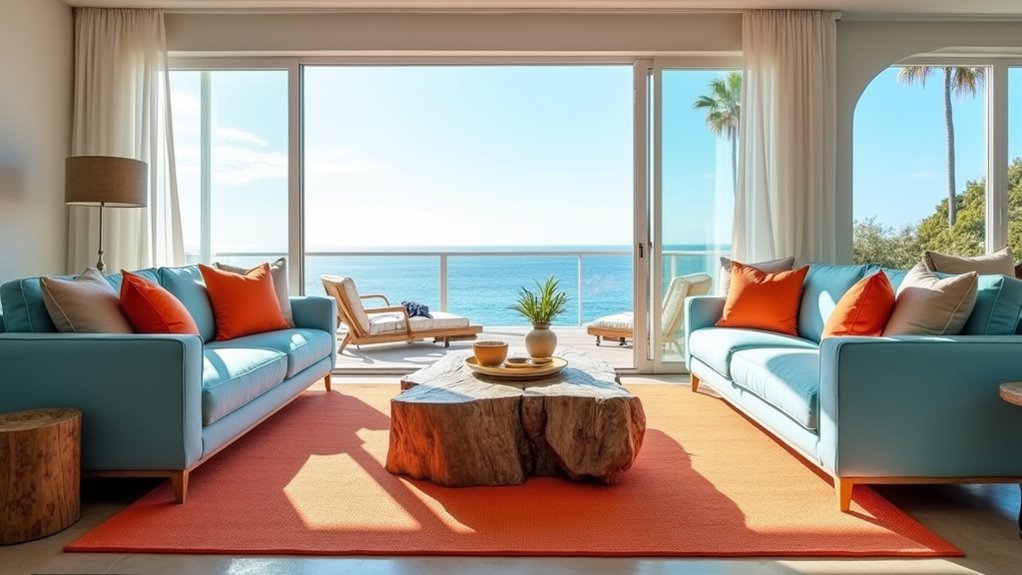 coastal retreat with accents