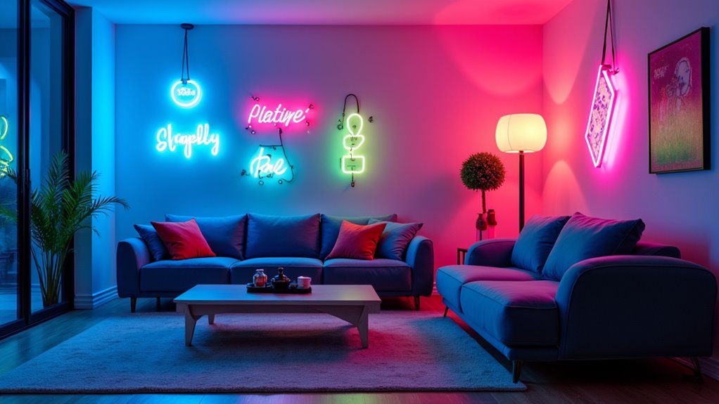custom neon led decor
