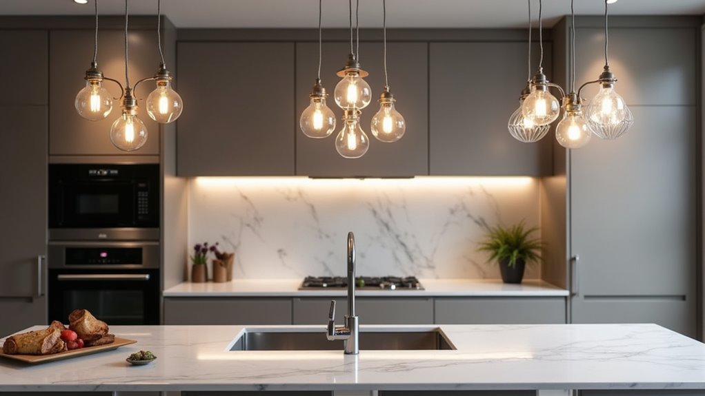 dynamic multi light kitchen fixtures