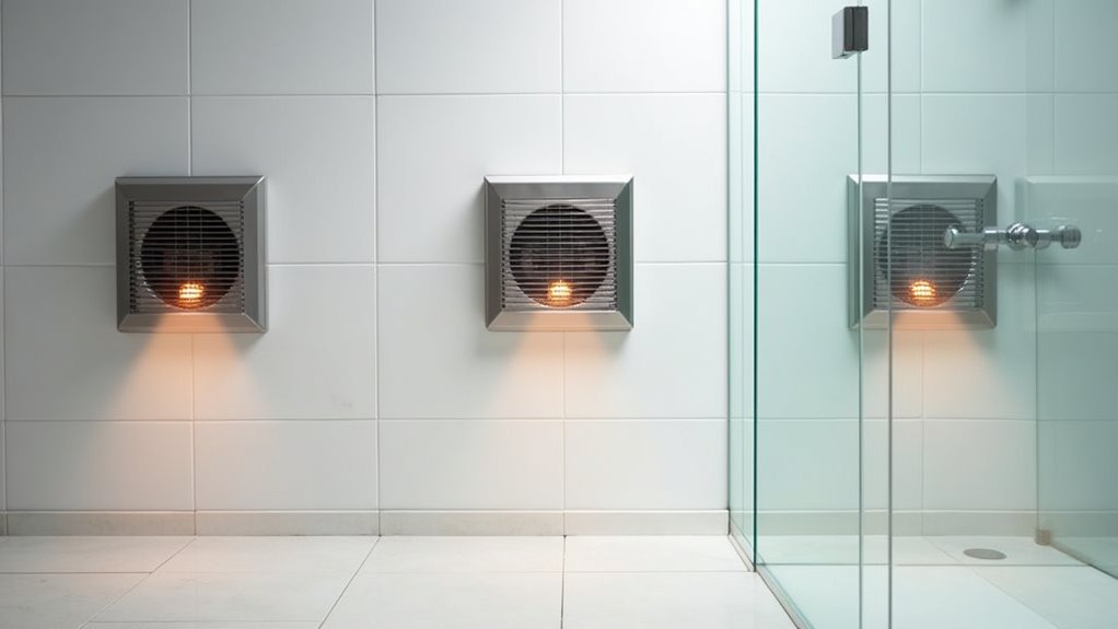 efficient bathroom heating ventilation