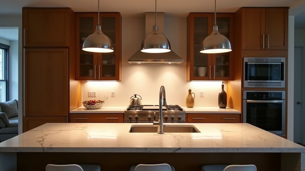 efficient kitchen task lighting