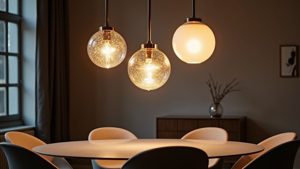 elegant globe pendant lighting