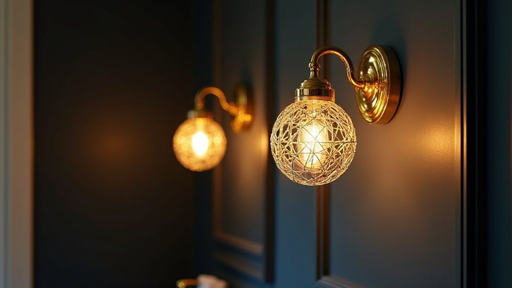 elegant gold bathroom fixtures