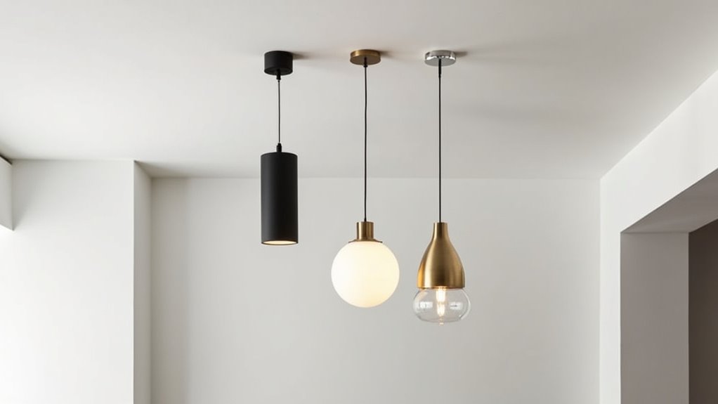 elegant minimalist pendant lighting
