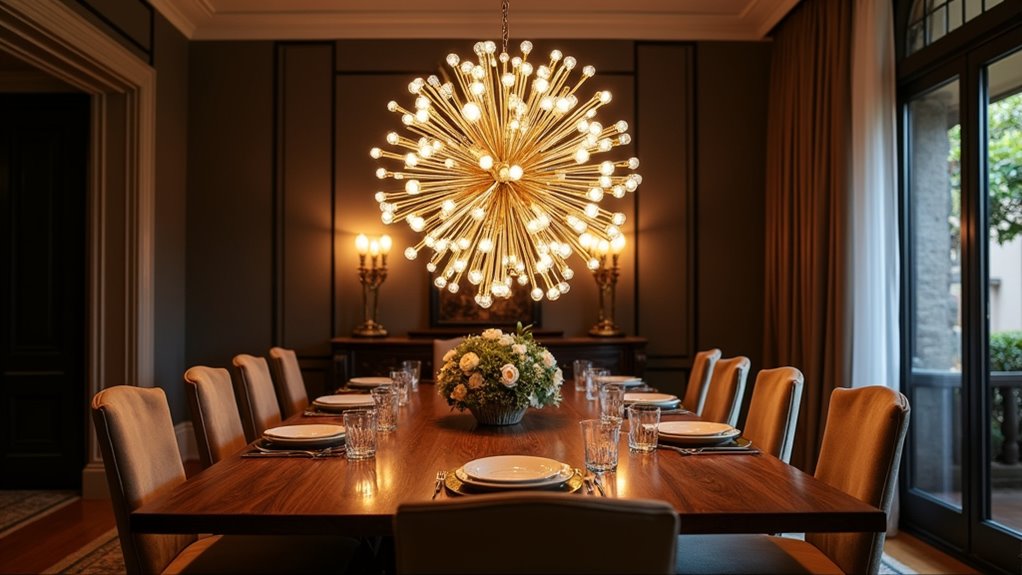 elegant mixed material fixtures