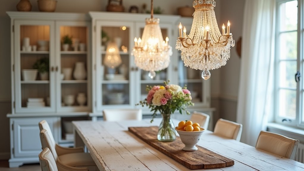 elegant vintage chandelier decor