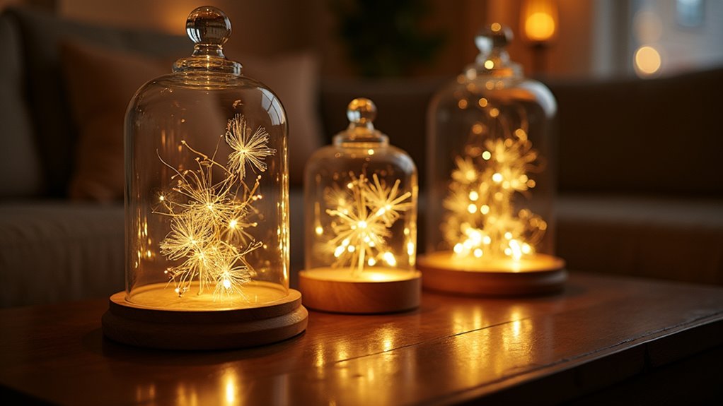 enchanting decorative glass cloches