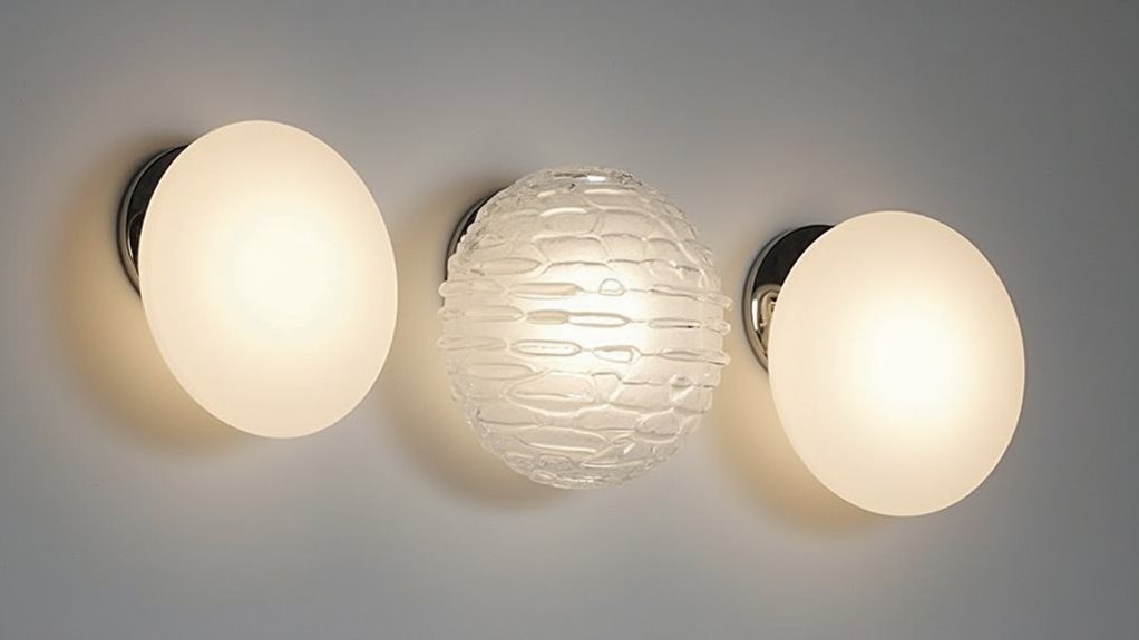 frosted shower light cover