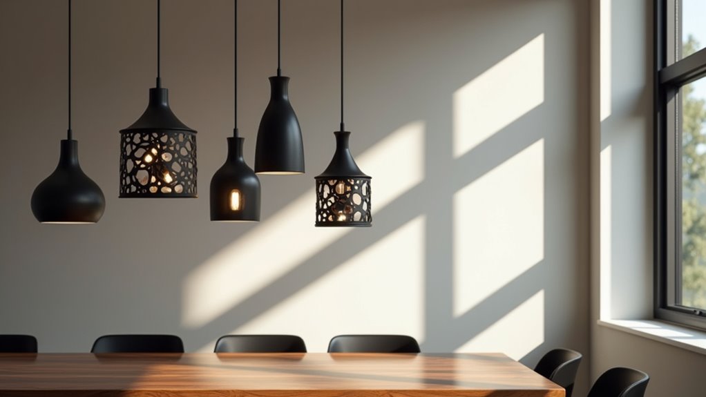 geometric pendant lights elevate interiors