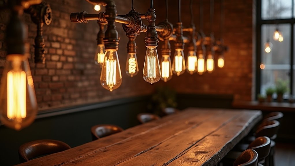 industrial edison bulb lighting
