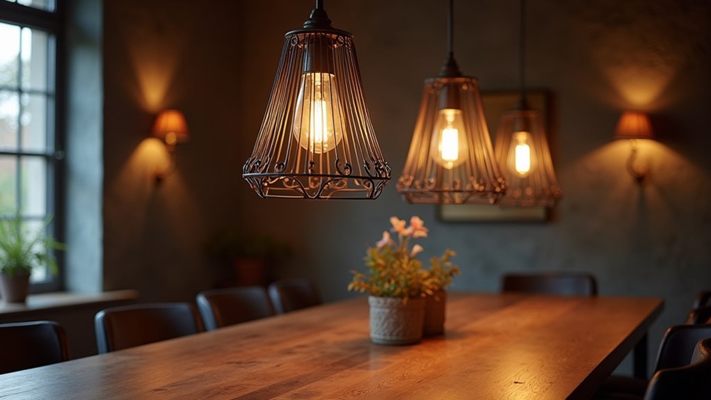 industrial torchiere lamp design