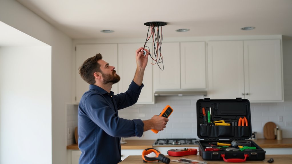 inspect and prepare wires