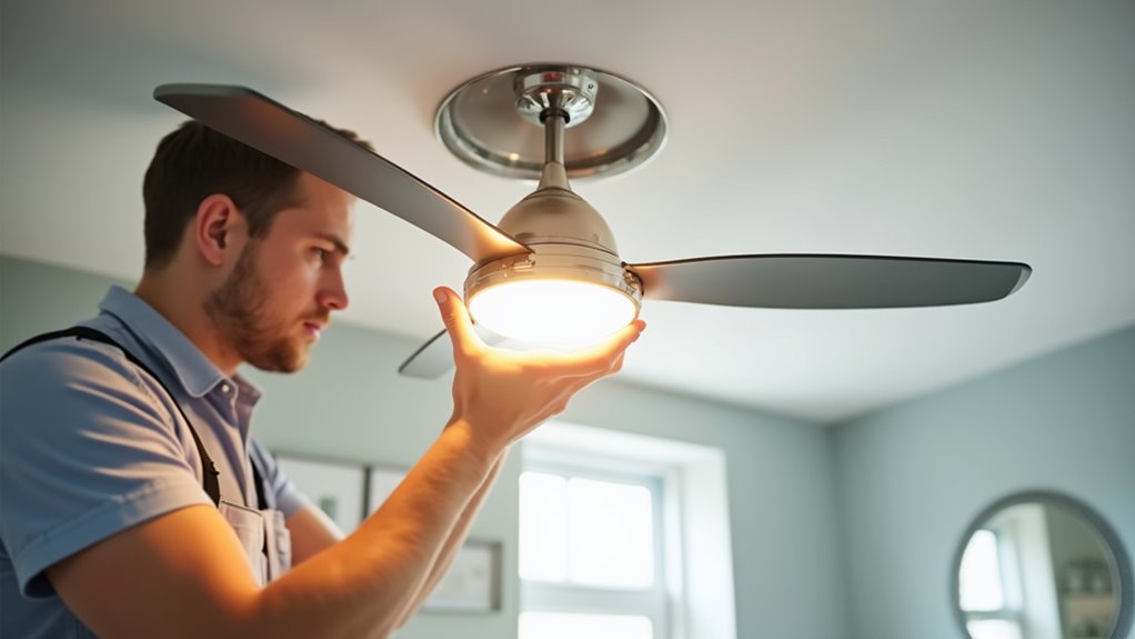 install fan light combo