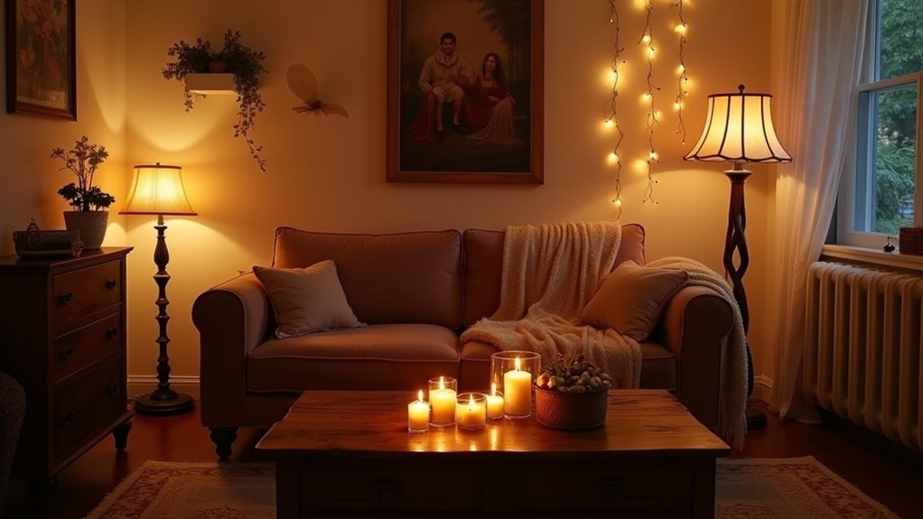 layered lighting for ambiance