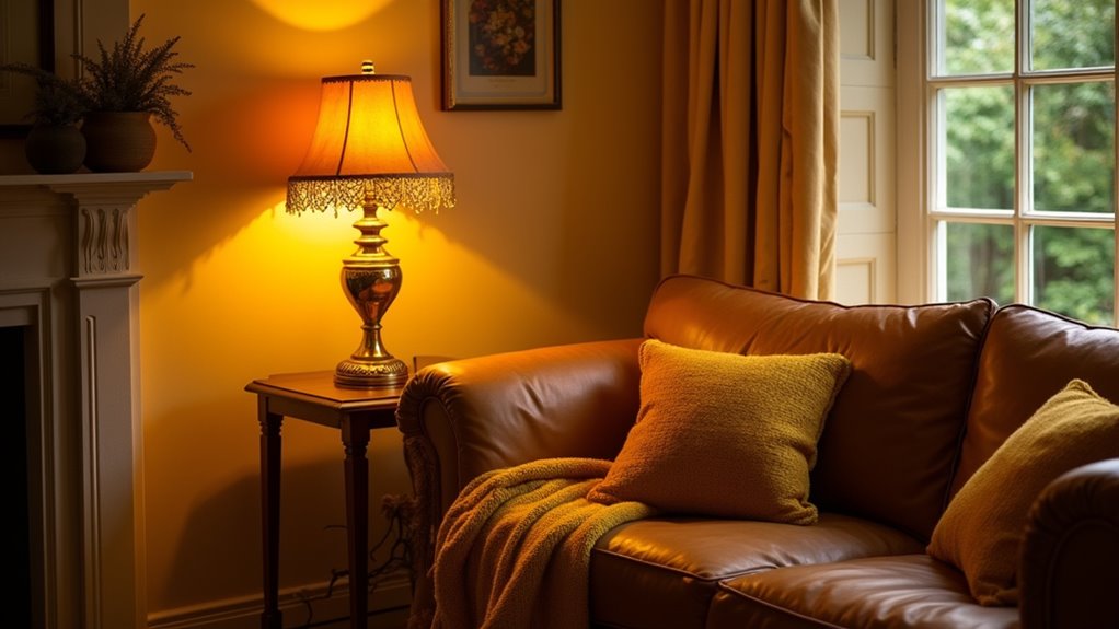layered yellow light ambiance