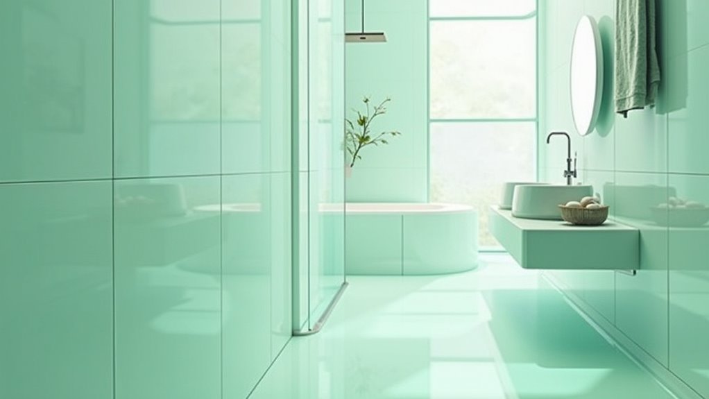 luminous glass tiles elegance
