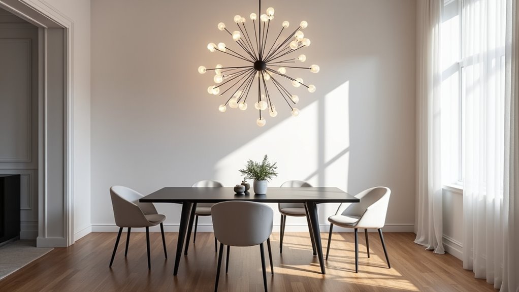 minimalist geometric chandelier designs