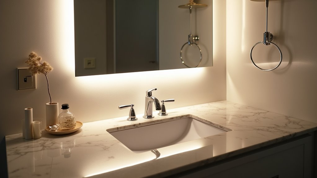 modern led bathroom lighting