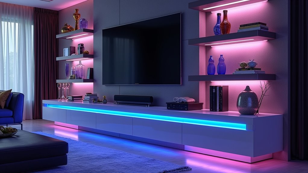 multifunctional led tv stands