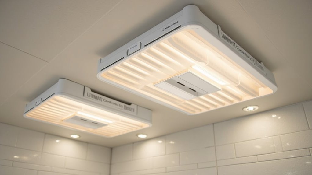 quiet multi function bathroom fan