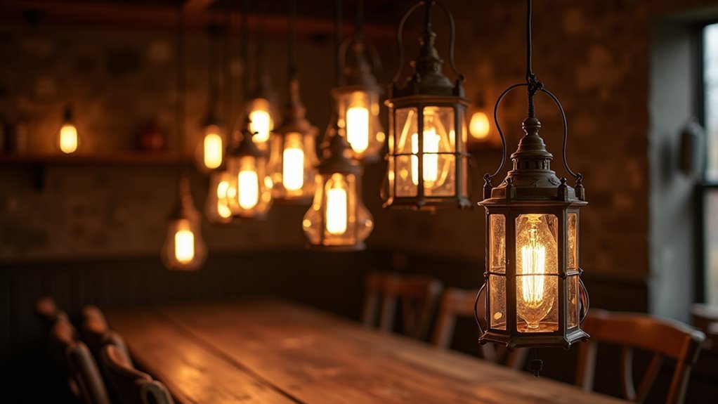 rustic charm with illumination