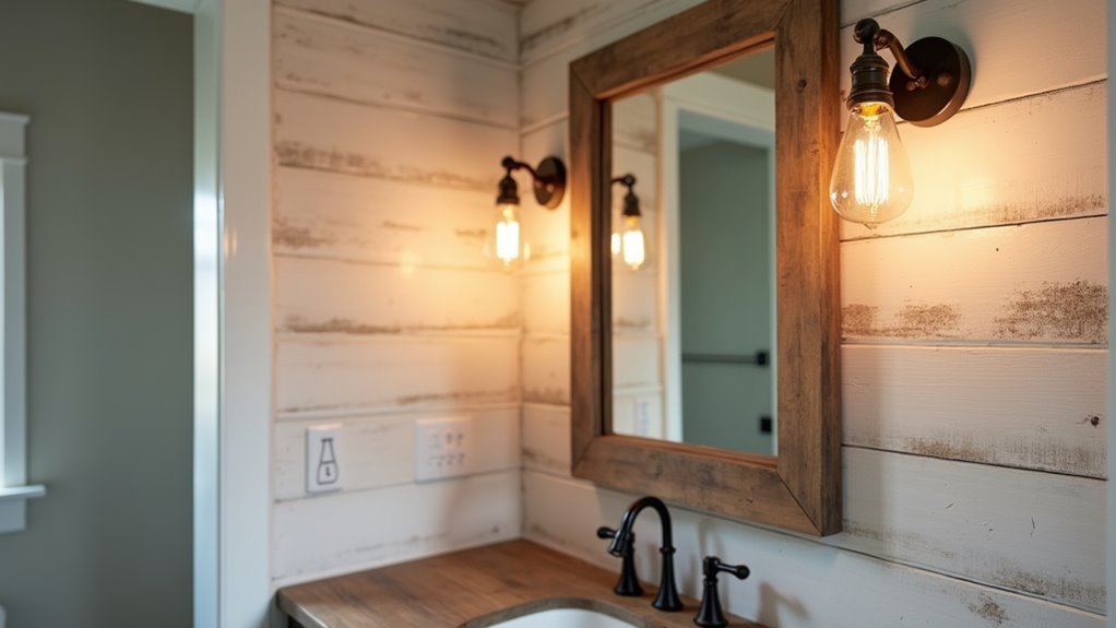 rustic farmhouse vanity lighting