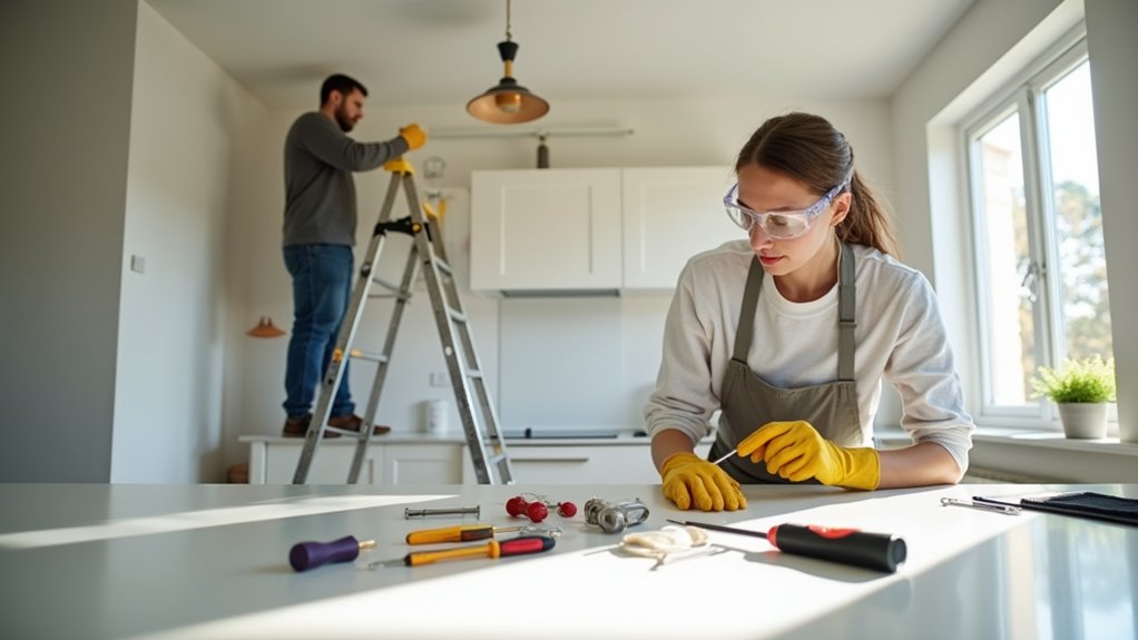 safety first during installation