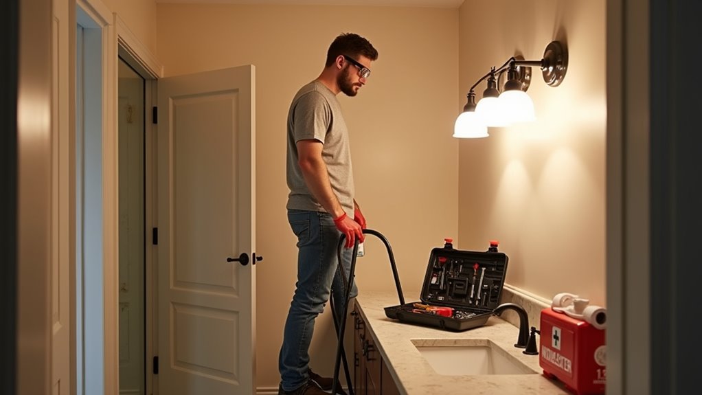 safety in bathroom repairs