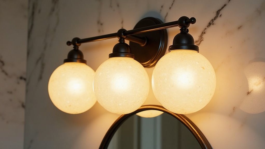 sophisticated modern bathroom lighting