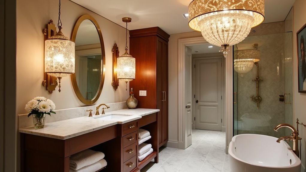 stylish high ceiling lighting
