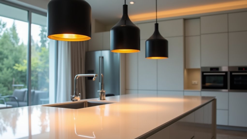 stylish kitchen pendant lighting