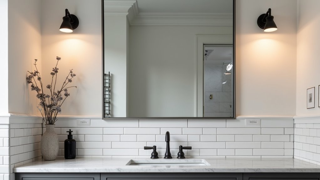 stylish versatile bathroom lighting